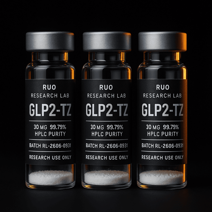 Three GLP2 - TZ vials