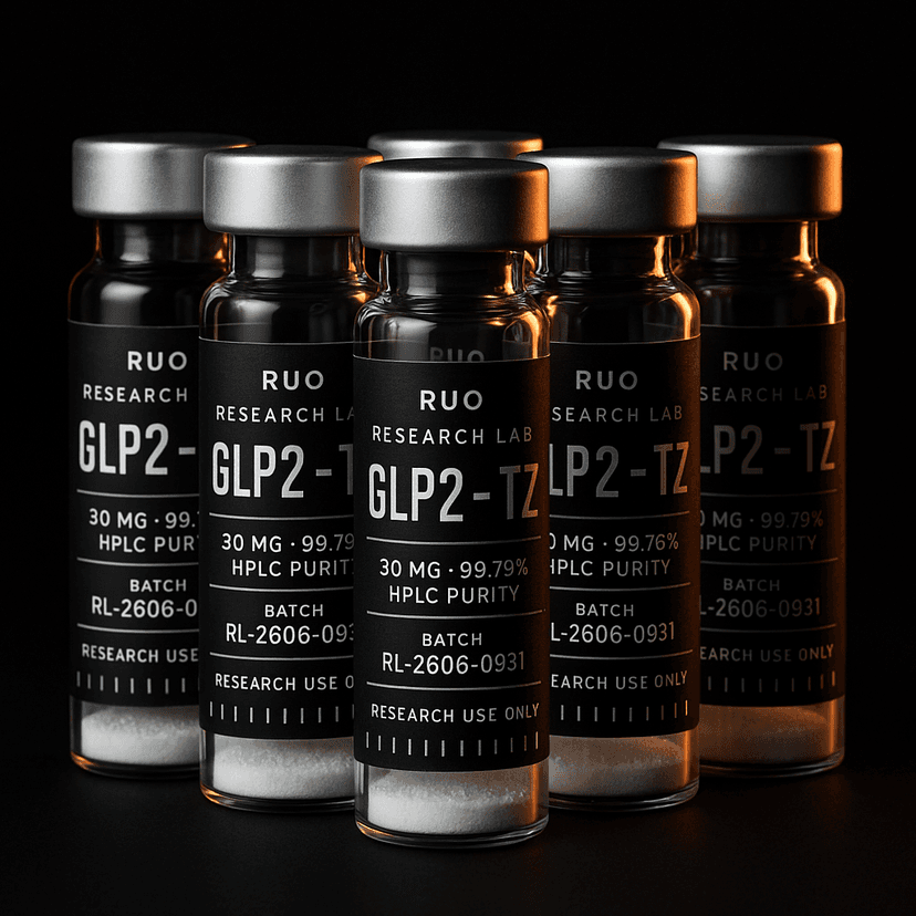 Six GLP2 - TZ vials